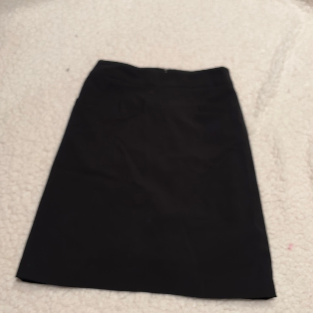 Black pencil skirt